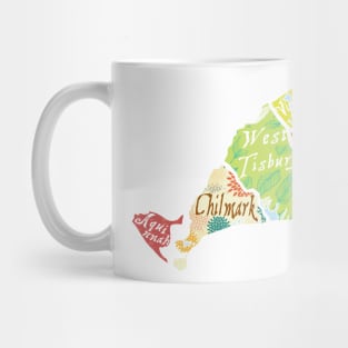 map of martha&#39;s vineyard Mug